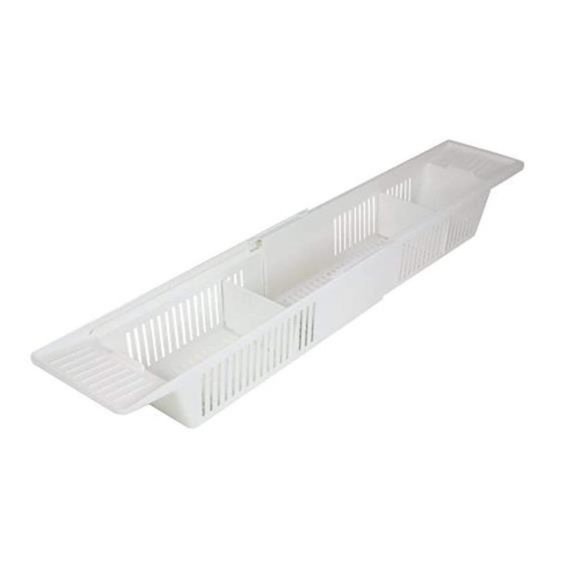 Bath Storage Basket - Baby Bathtub Organizer (White) - Picture 1 of 4